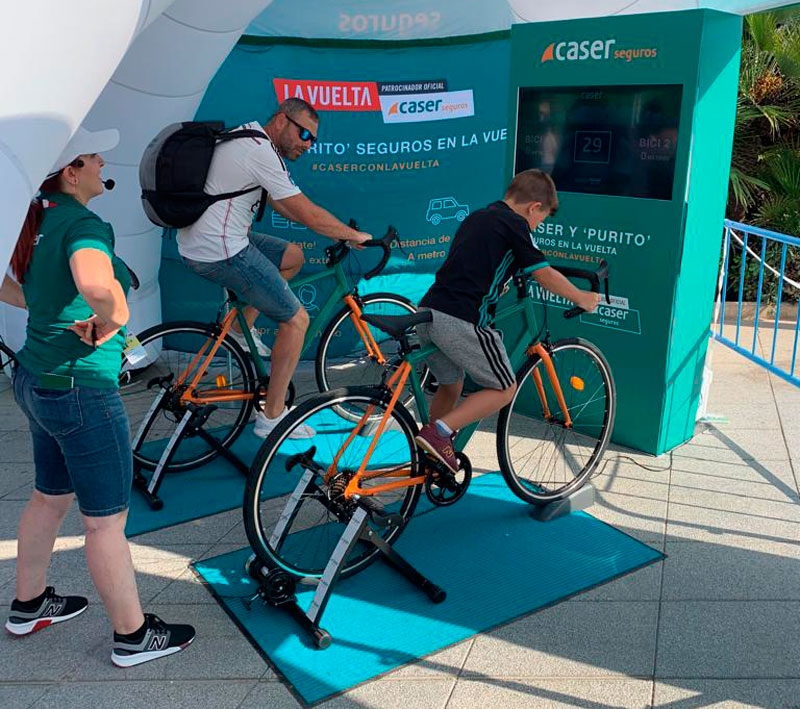 Caser crea una experiencia de marca para el público de La Vuelta