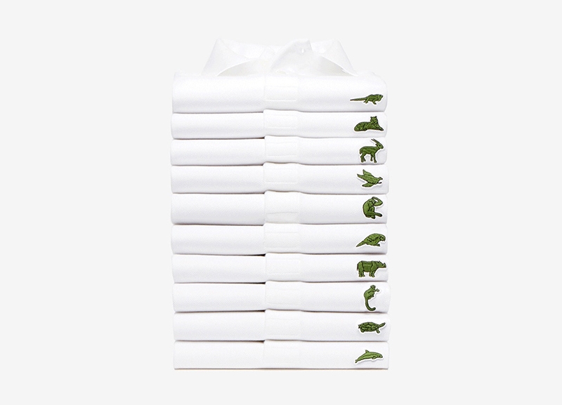 Lacoste cambia su cocodrilo por especies en peligro de extinción