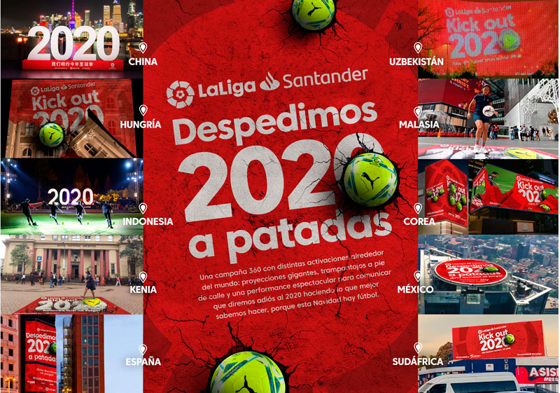 LaLiga despide el año 2020 "a patadas"
