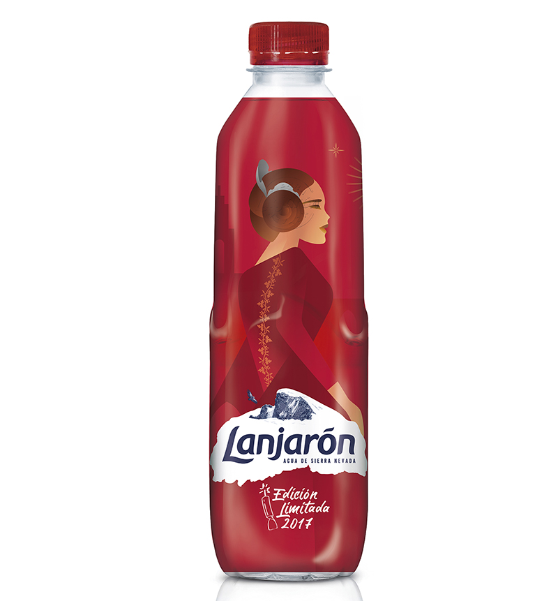 Edición especial de Lanjarón con motivo de Las Fallas