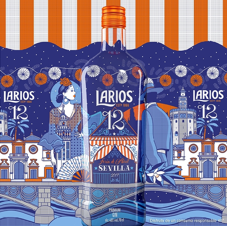 Larios 12 lleva el espíritu mediterráneo a la Feria de Abril