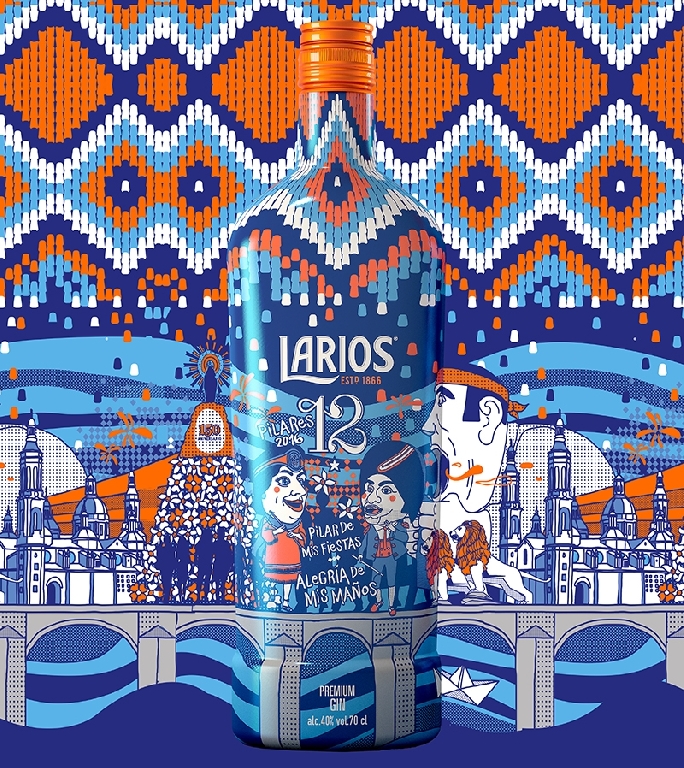 Larios 12 brinda por las Fiestas del Pilar con una edición especial