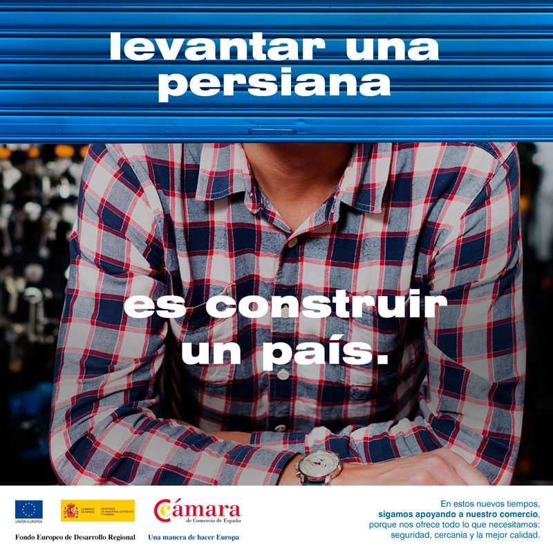 "Levantar una persiana es construir un país"