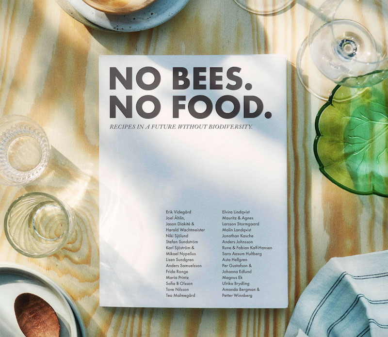 "No bees, no food", un recetario sin comida