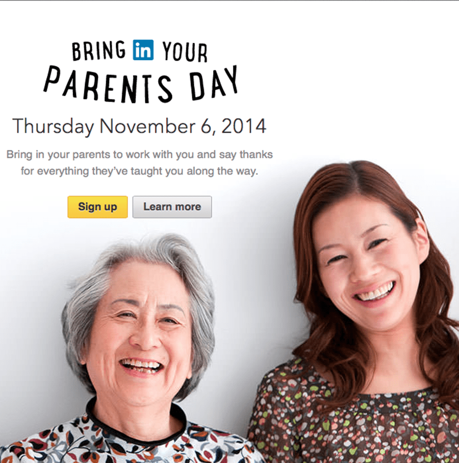 ¿Llevarías a tus padres al trabajo?