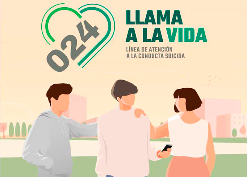 "Llama a la Vida", campaña contra el suicidio