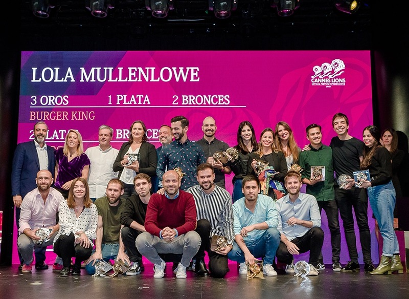 Entrega de los 34 Leones obtenidos por España en Cannes