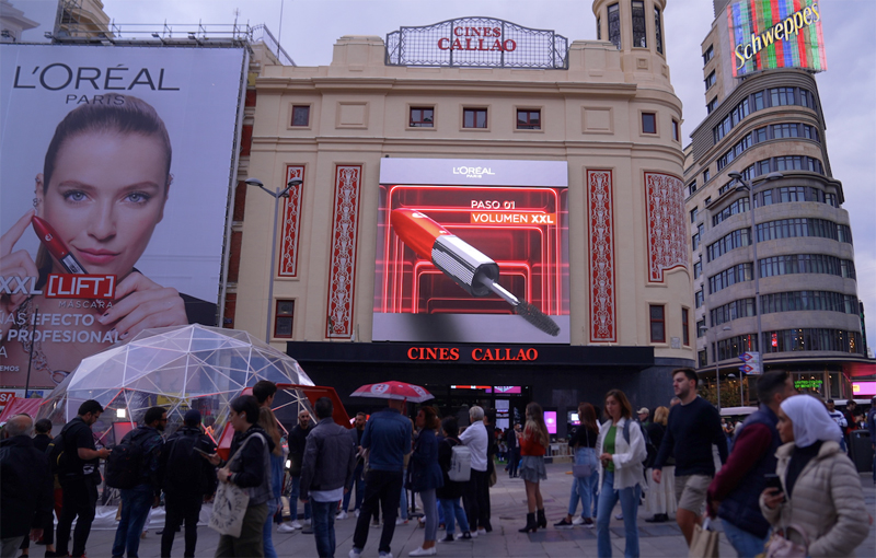 L´Oréal Paris convierte la Plaza del Callao en un salón de belleza