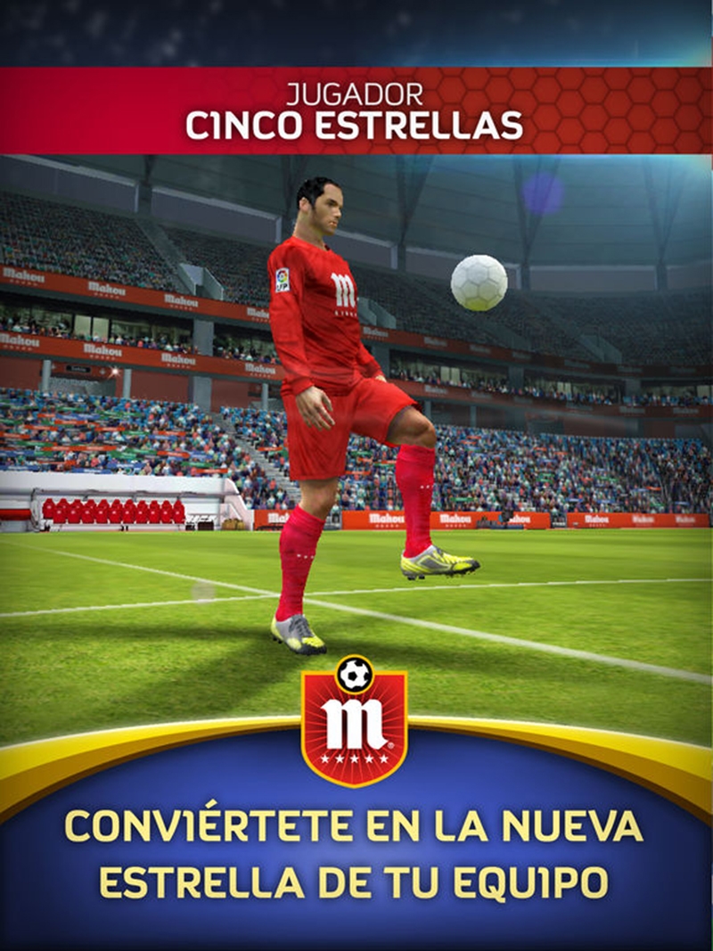 Los futboleros emularán a sus ídolos con la nueva app de Mahou