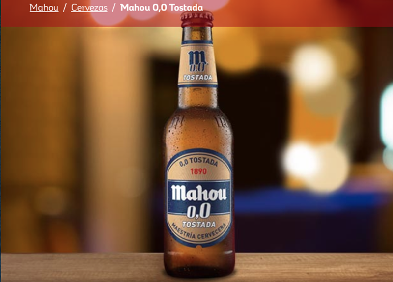 Mahou vuelve a innovar lanzando Mahou 0,0 Tostada