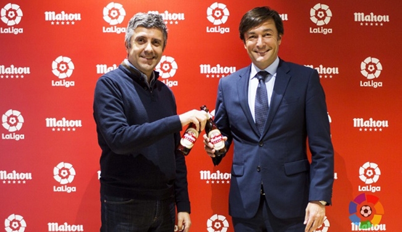 Mahou Cinco Estrellas amplía su patrocinio con LaLiga