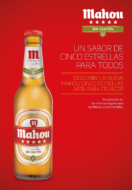 Mahou estará en la Feria MAD Gluten Free de Madrid