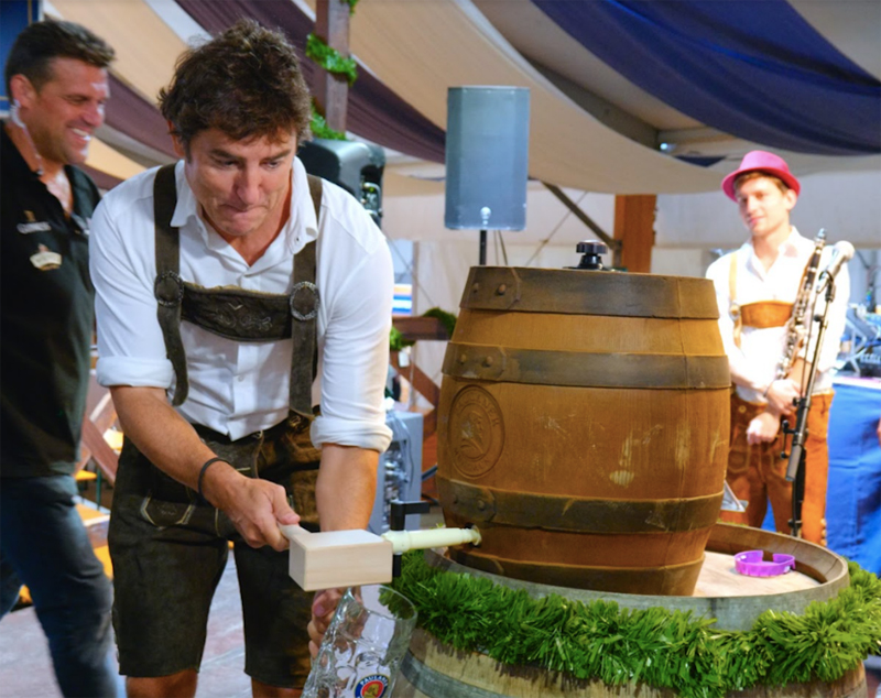 Manel Fuentes y Paulaner inauguran el Oktoberfest Barcelona