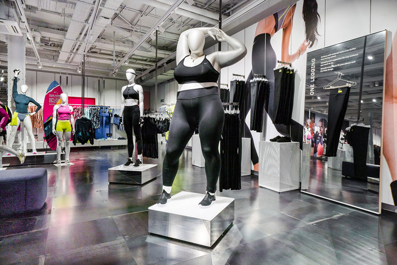 Nuevos maniquís para las tiendas Nike por la diversidad y la inclusión