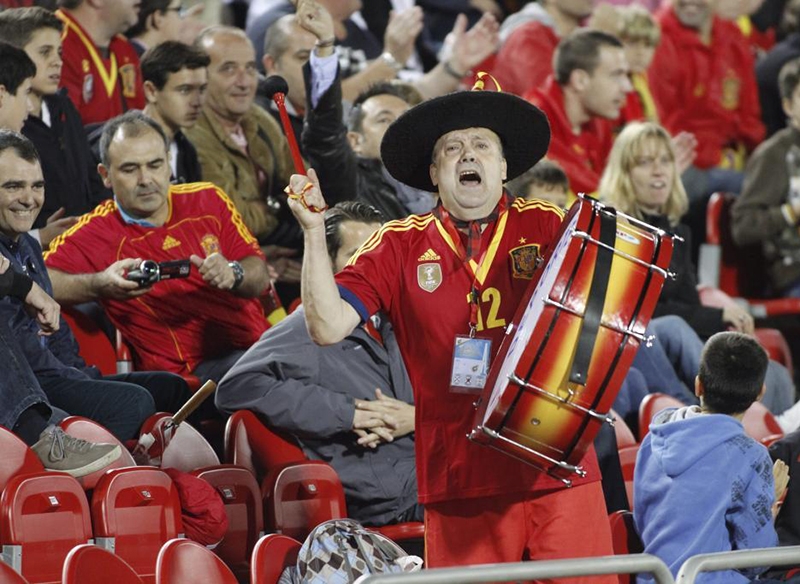 ¿Quién es la persona que más siente los colores de España?