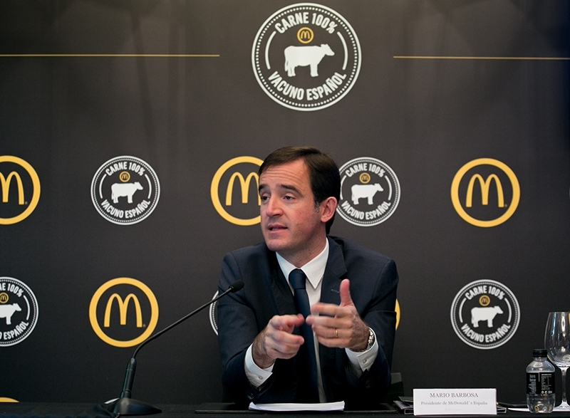 McDonald´s presume de carne de vacuno español