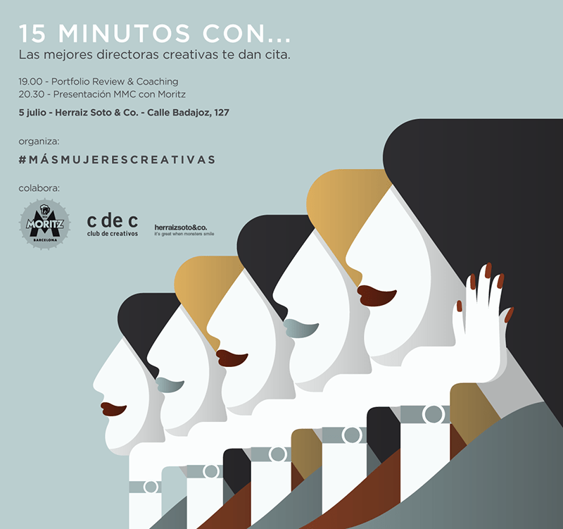 15 minutos con #MásMujeresCreativas