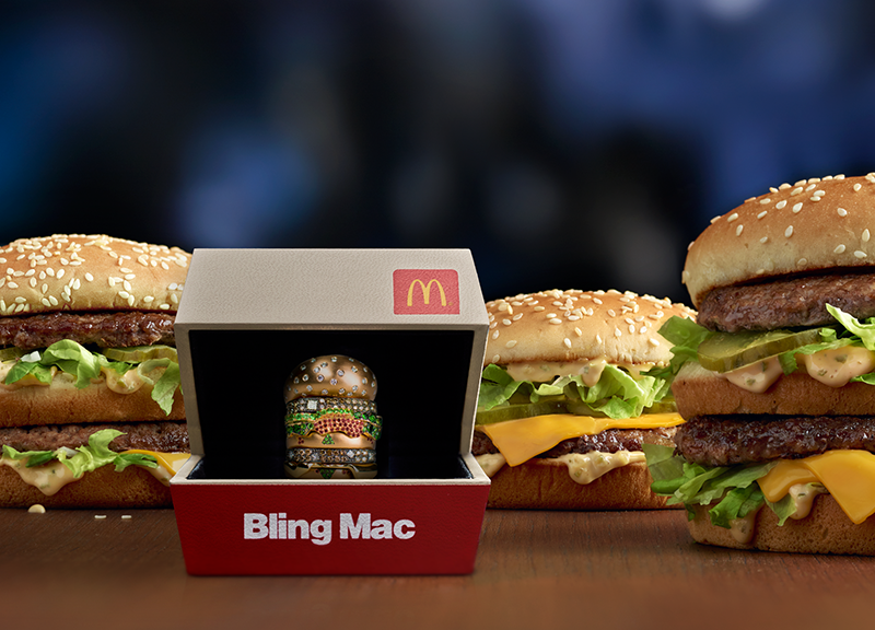 McDonald´s sortea un anillo-hamburguesa de 18K entre sus fans