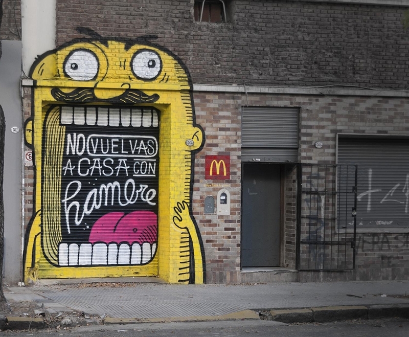 Cuando la publicidad se hace arte: 5 murales para el recuerdo