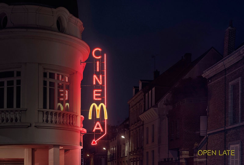 Así comunica McDonald´s su horario nocturno en París
