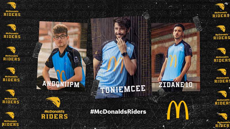 McDonald´s patrocina a los Riders de Movistar