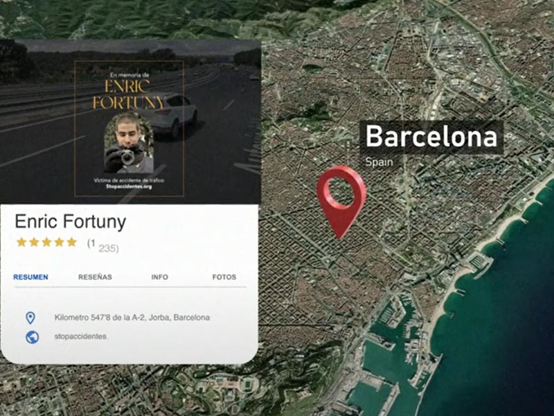 Homenajes digitales a las víctimas de accidentes de tráfico