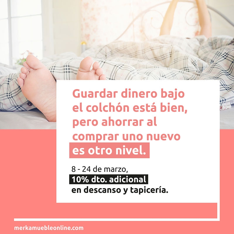 Merkamueble lanza la campaña "Descansar te va a costar menos"