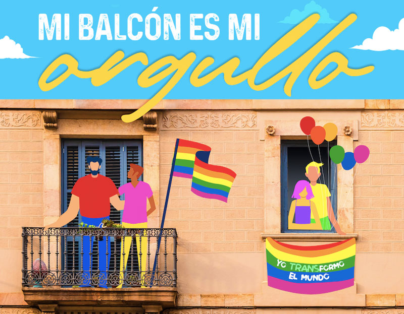 "Mi Balcón, mi Orgullo", campaña para visibilizar al colectivo LGTBI