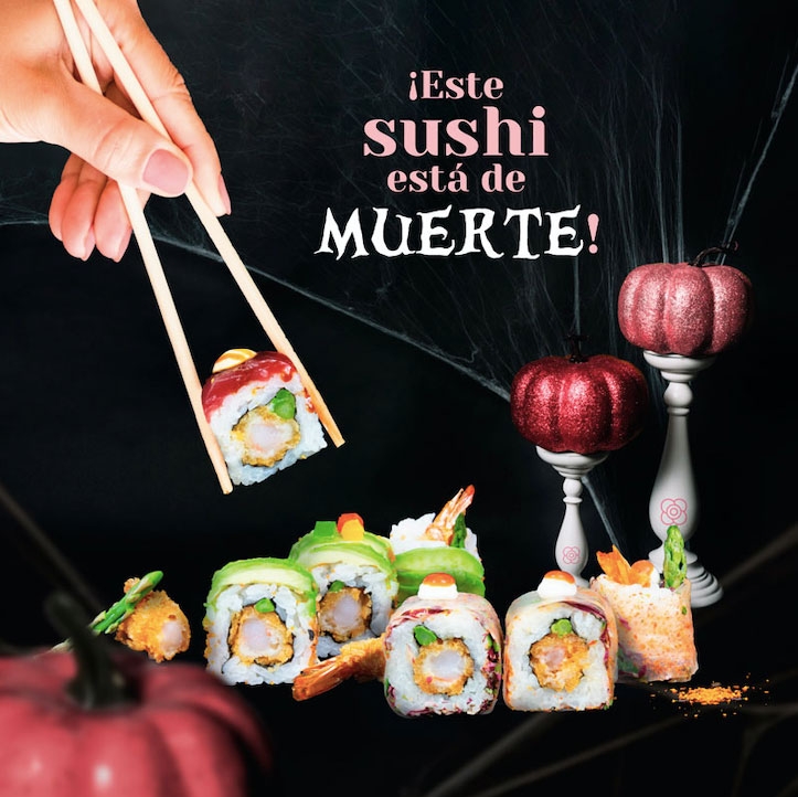 Miss Sushi celebra Halloween maquillándose con NYX