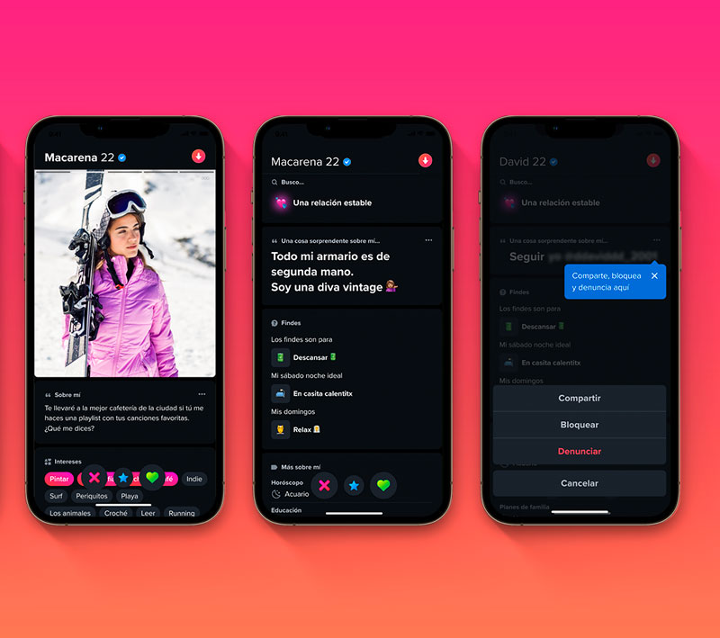 Nuevas funcionalidades para conocer gente en Tinder