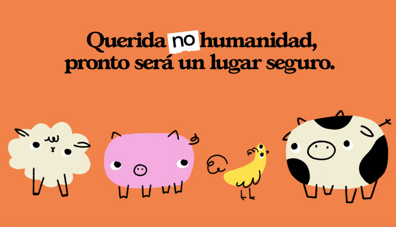 Campaña de Mommus Foods dirigida a los animales