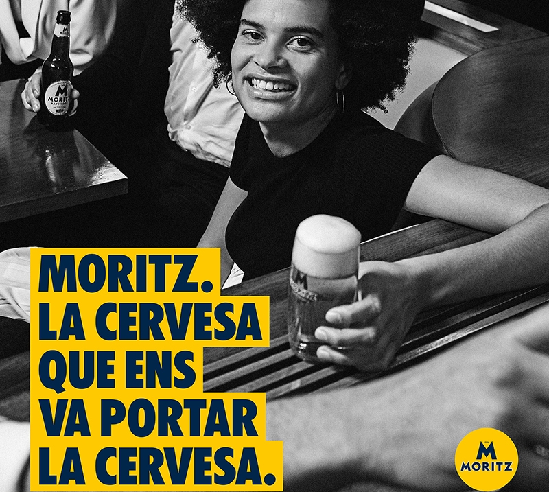 La cerveza Moritz presume de espíritu pionero