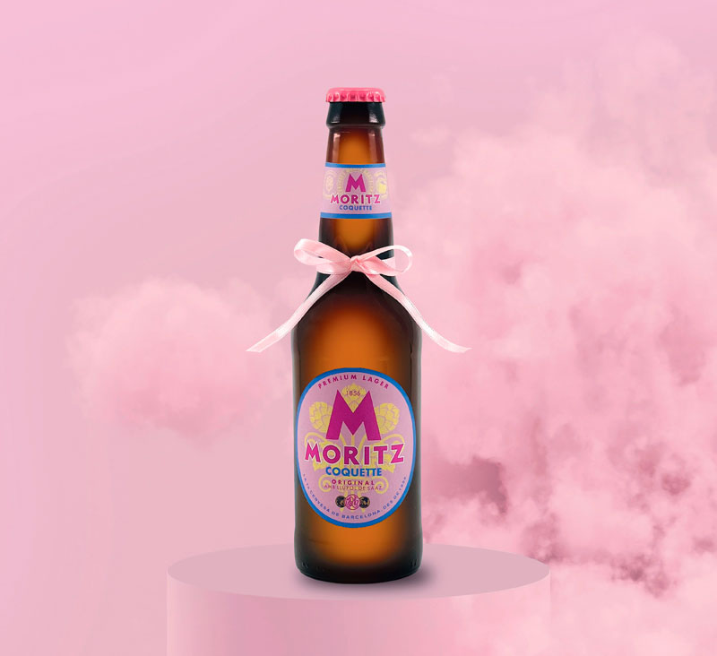 La cerveza Moritz Original se pone coqueta