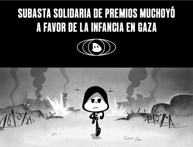 Muchoyó subasta sus premios para ayudar a la infancia de Gaza