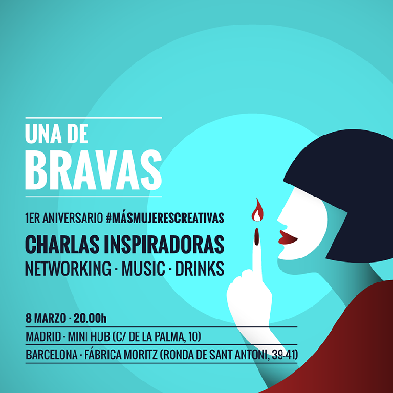 #MásMujeresCreativas celebra su aniversario con "unas bravas"