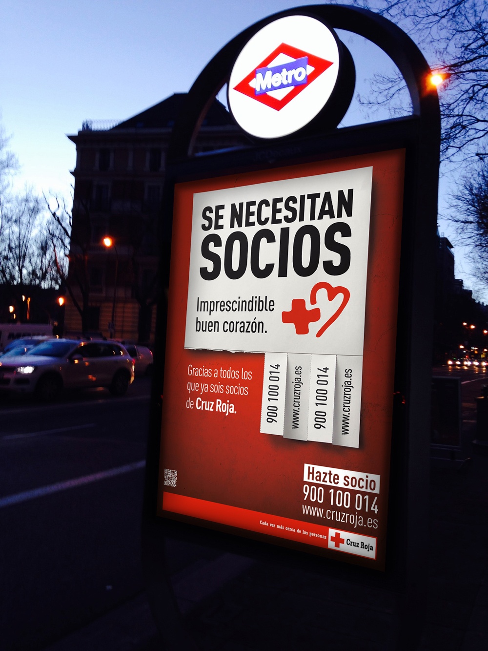 Campaña de socios de Cruz Roja