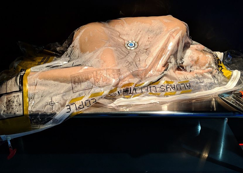 Netflix monta un stand de "cuerpos de repuesto" en CES 2018