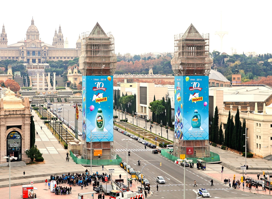 Norit toma la Plaza de España