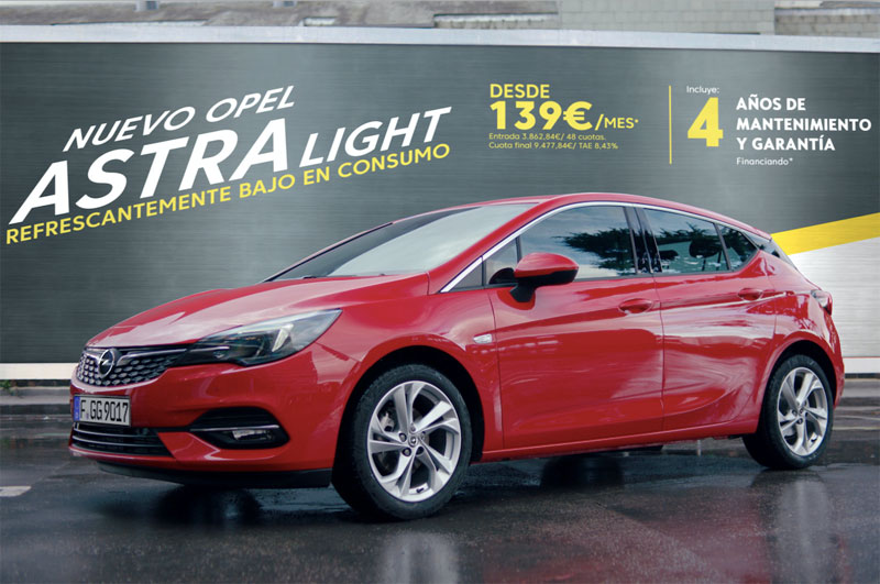 El nuevo Opel Astra vuelve a poner de moda lo "light"