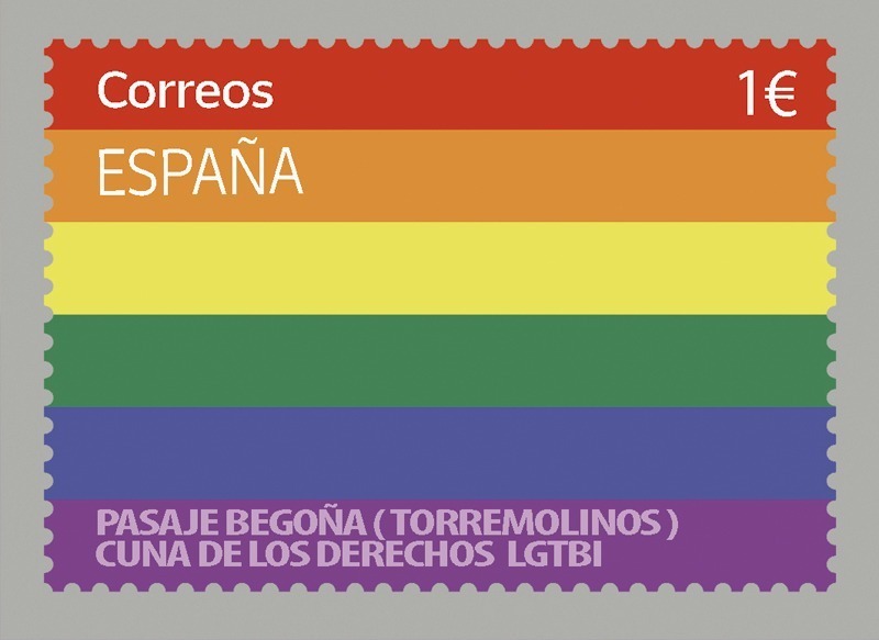Sello LGTBI por el aniversario de la Gran Redada del Pasaje Begoña