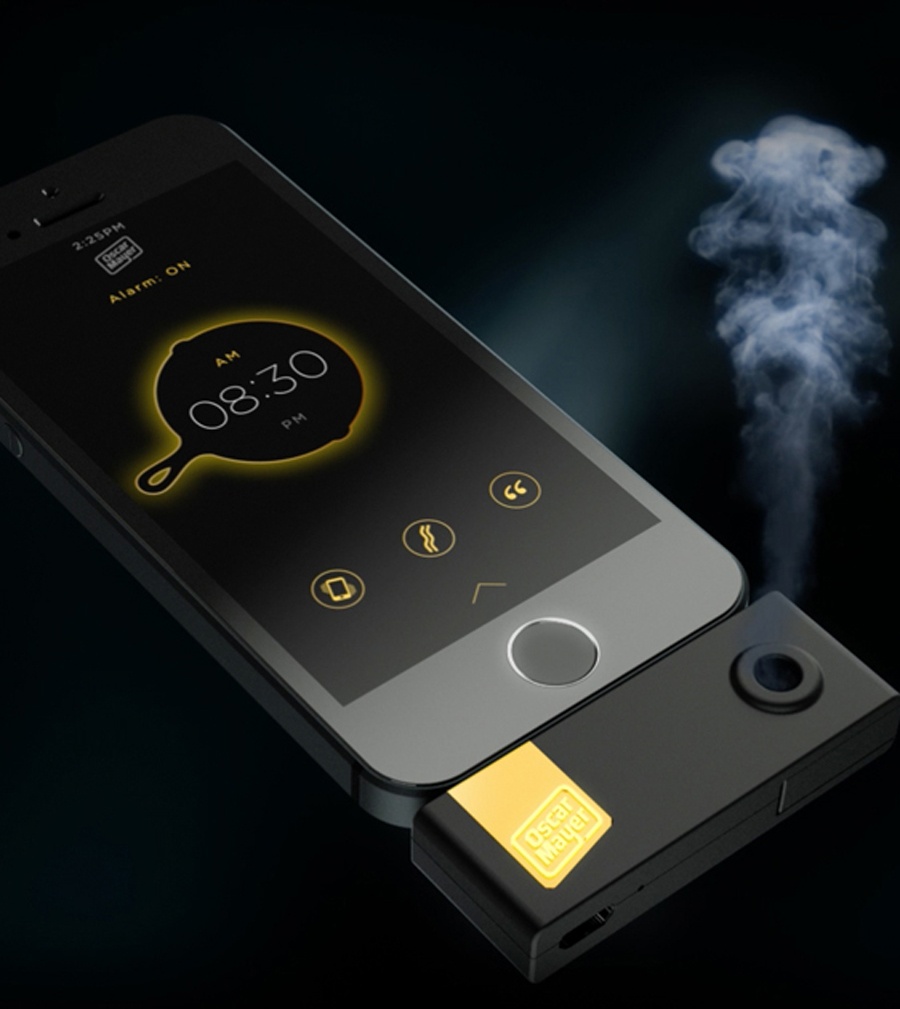 Despertador con olor a bacon