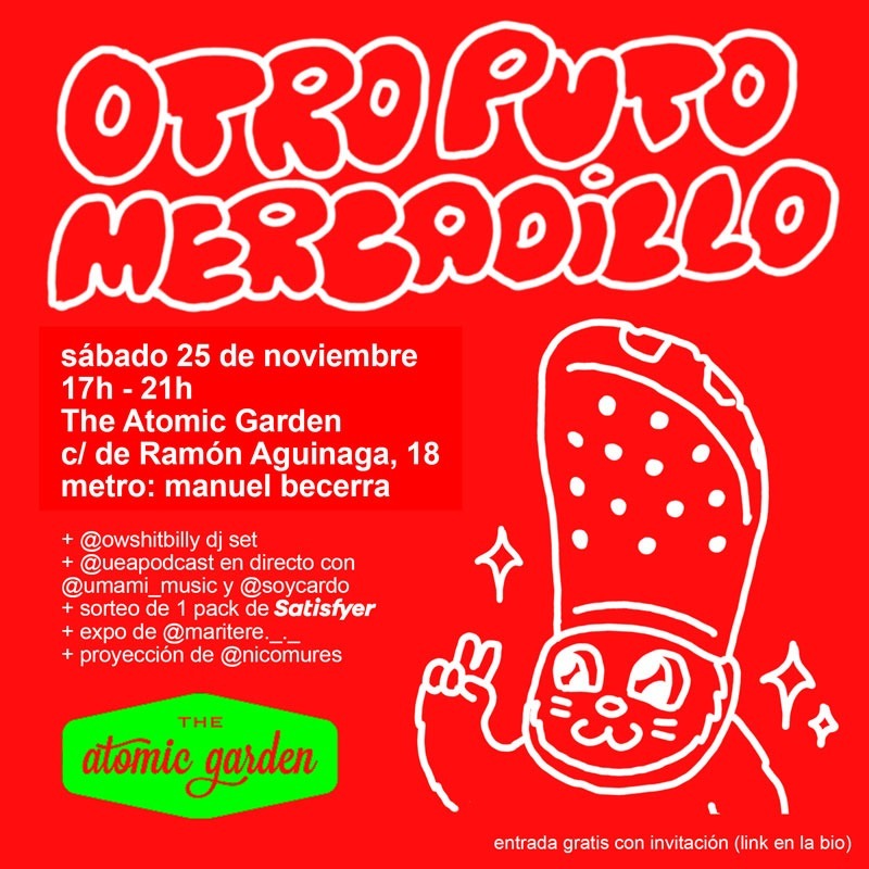 The Atomic Garden acoge una nueva edición de "Otro puto mercadillo"