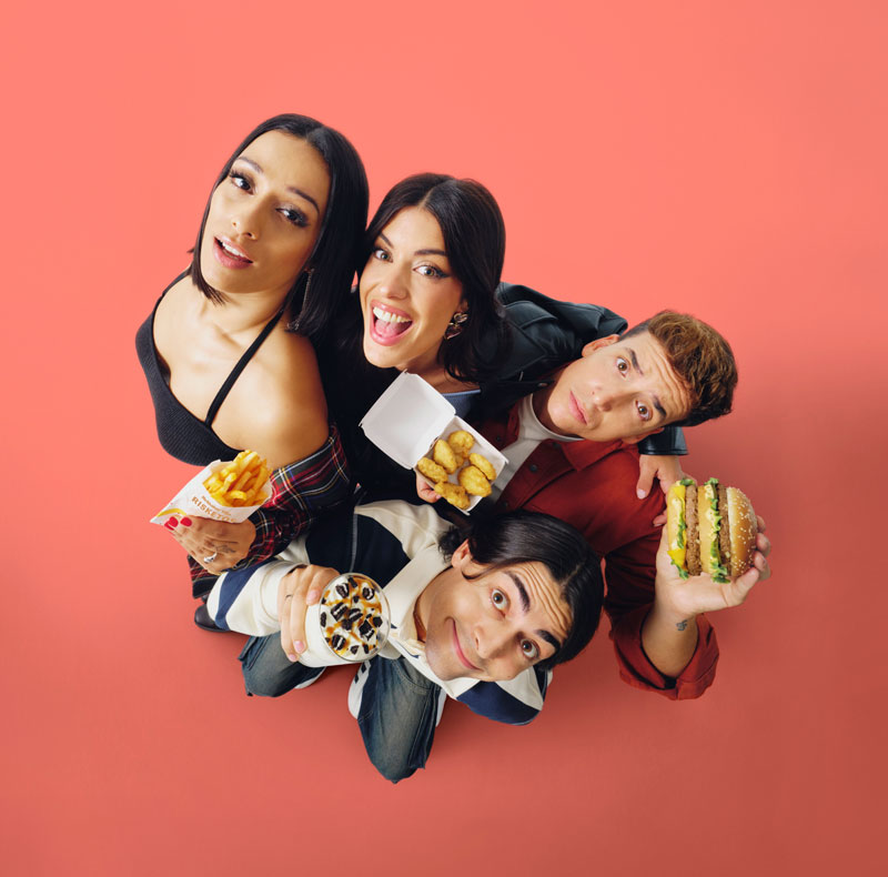 Artistas e influencers eligen sus productos favoritos de McDonald´s