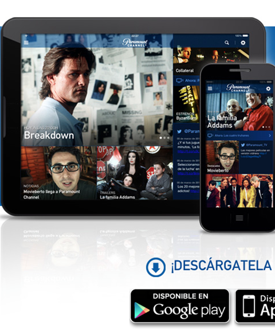 Paramount Channel, desde el móvil