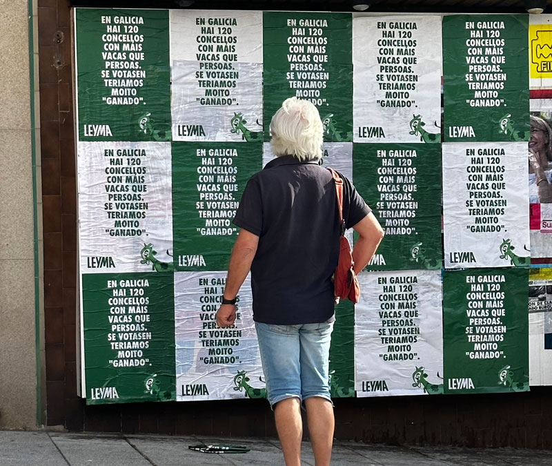 Campaña de quattro idcp para Leyma con motivo del Día de Galicia