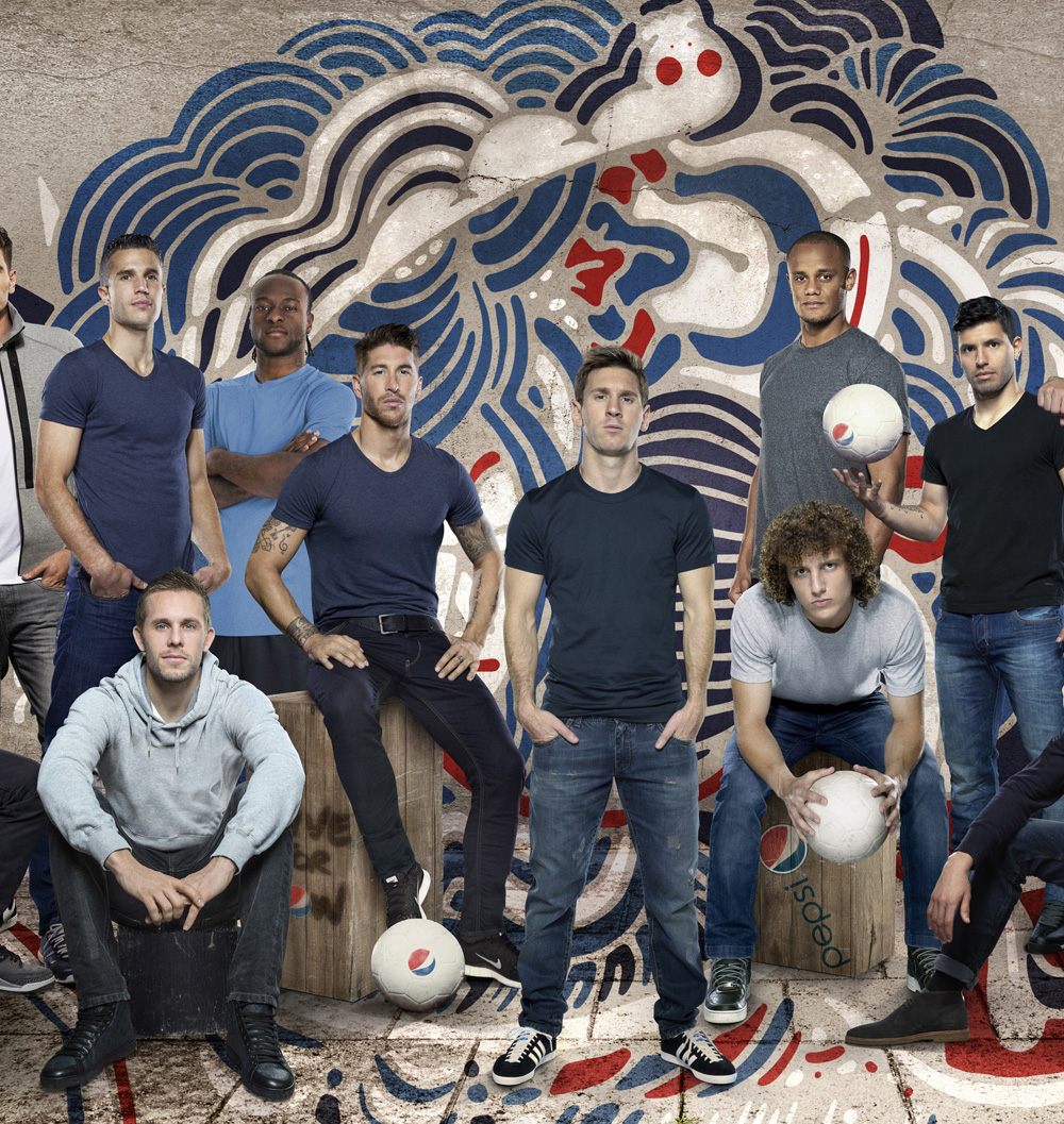 Pepsi se monta un equipo de fútbol global