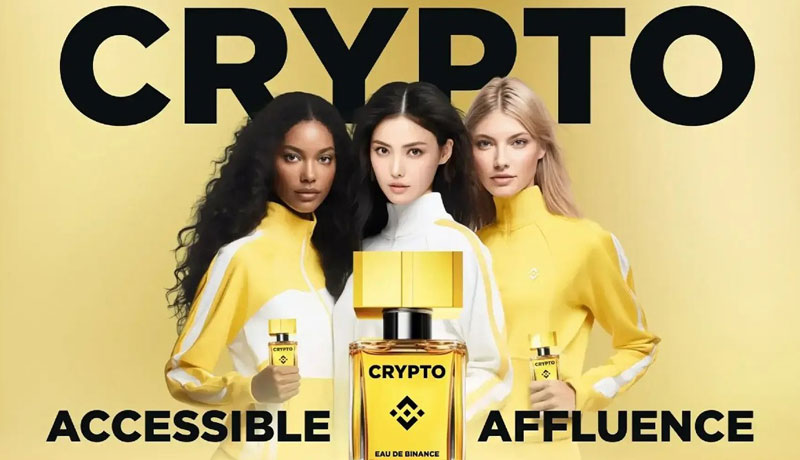 Binance lanza el perfume femenino Crypto