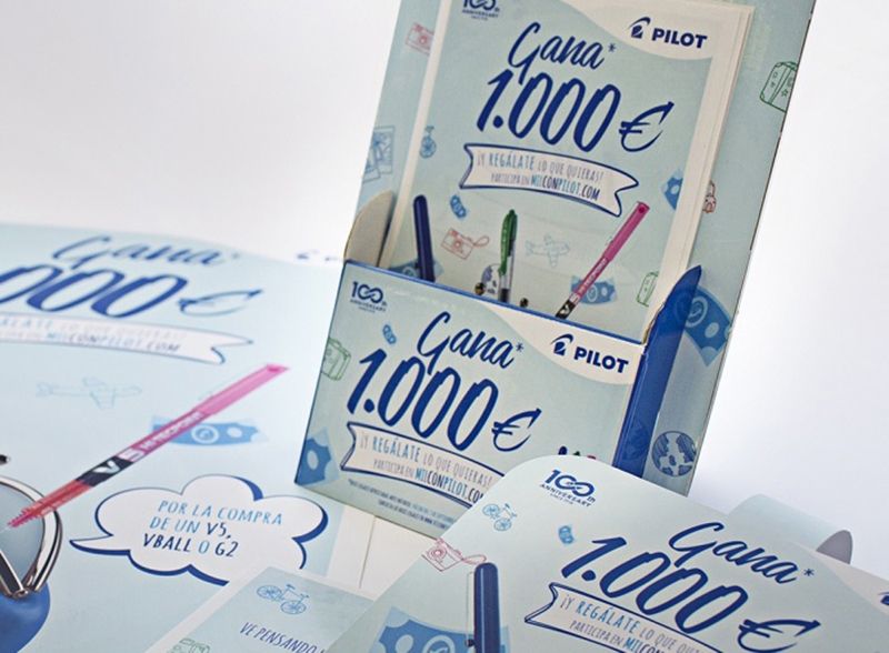 beon. promociona los productos más icónicos de PILOT