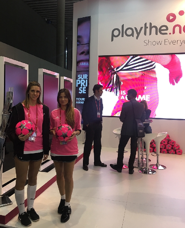 playthe.net presenta la solución Cloud Signage en el MWC 2016