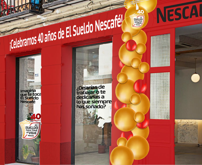 Nescafé celebra los 40 años de "El sueldo para toda la vida"